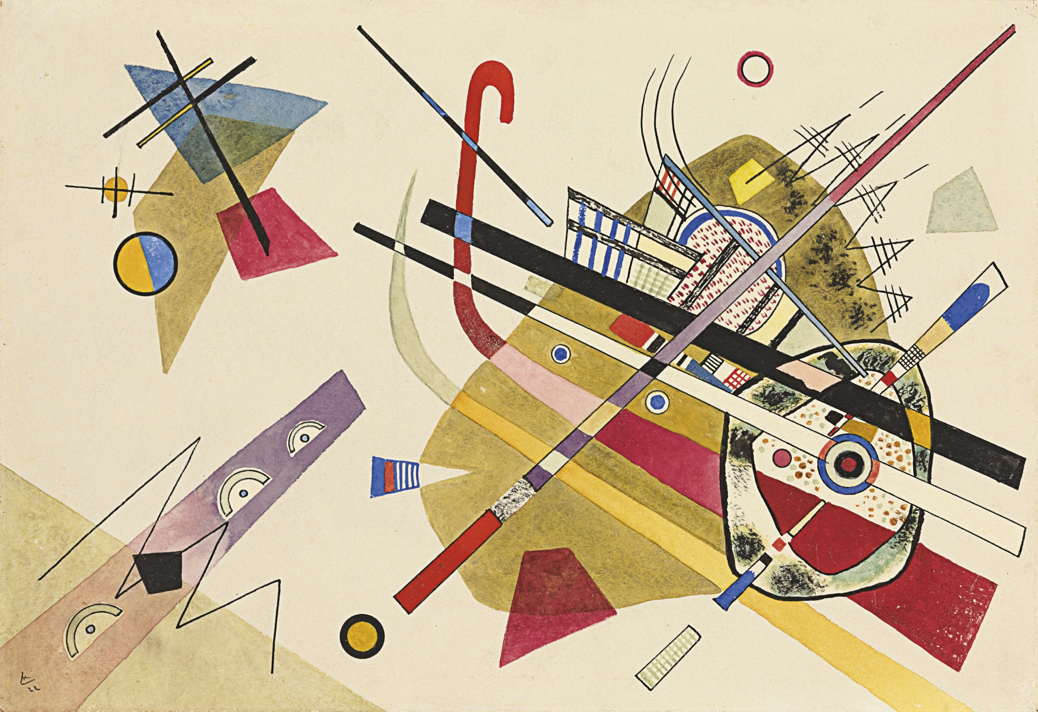 Wassily Kandinsky, "Ohne Titel" via Christie's