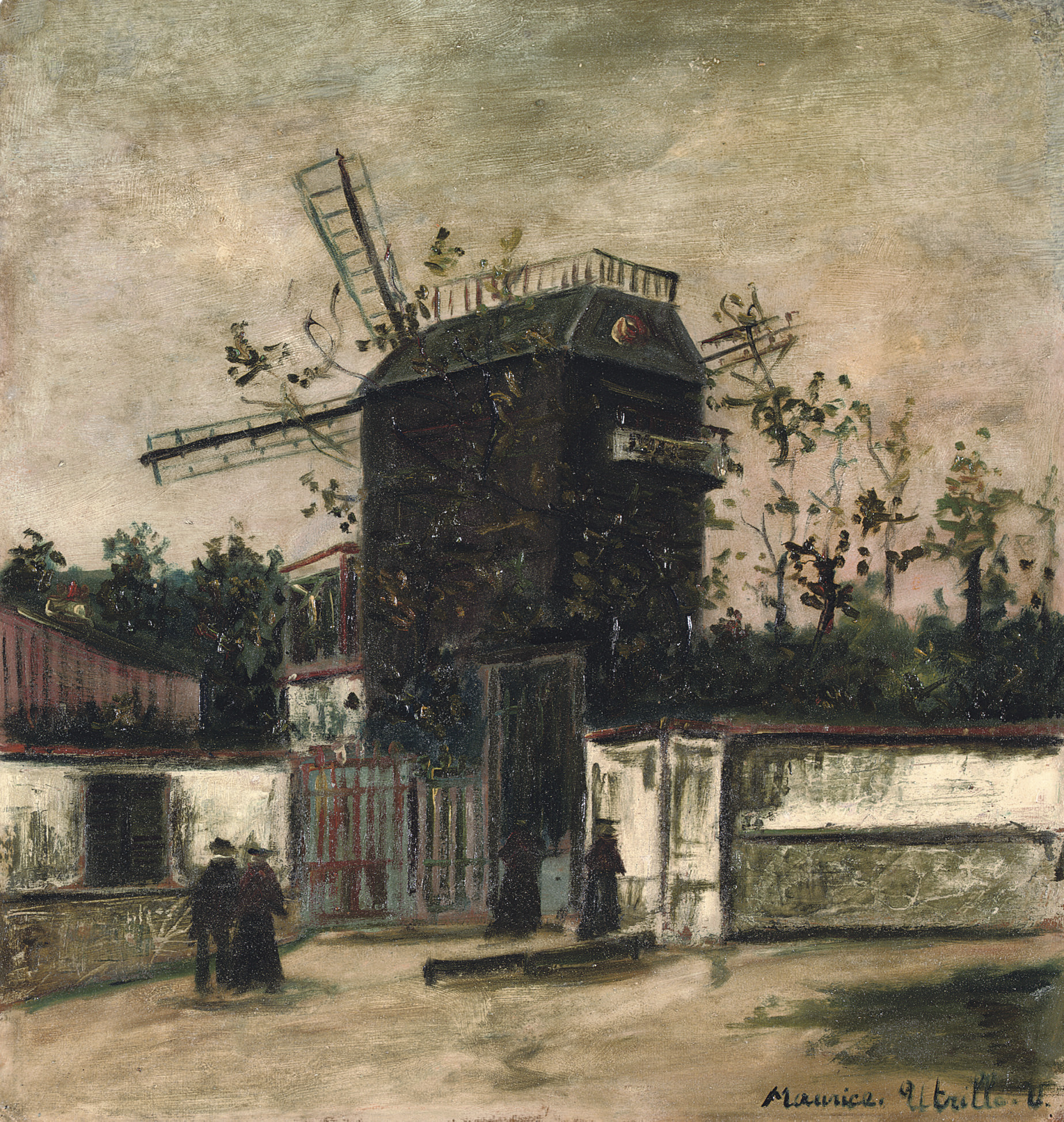 Maurice Utrillo (1883-1955) , Moulin de la Galette | Christie's