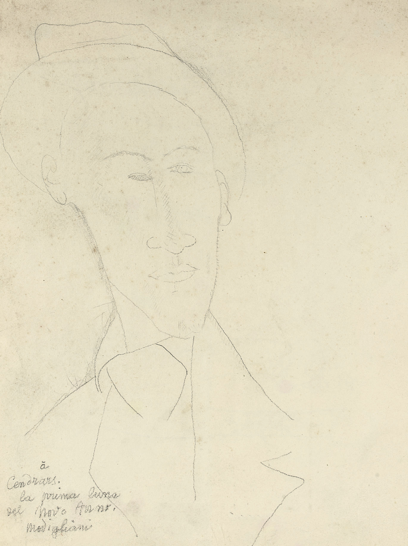 Portrait de Blaise Cendrars 
