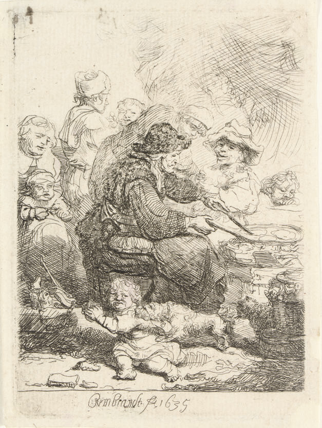 The Pancake Woman (B., Holl. 124; H. 141) 
