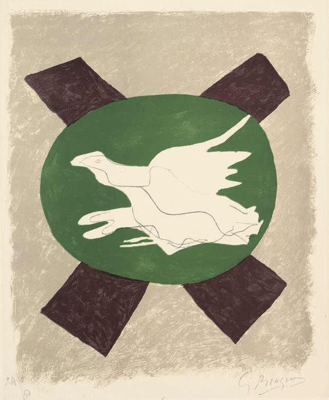 Oiseau sur Fond de X (V. 122) 
