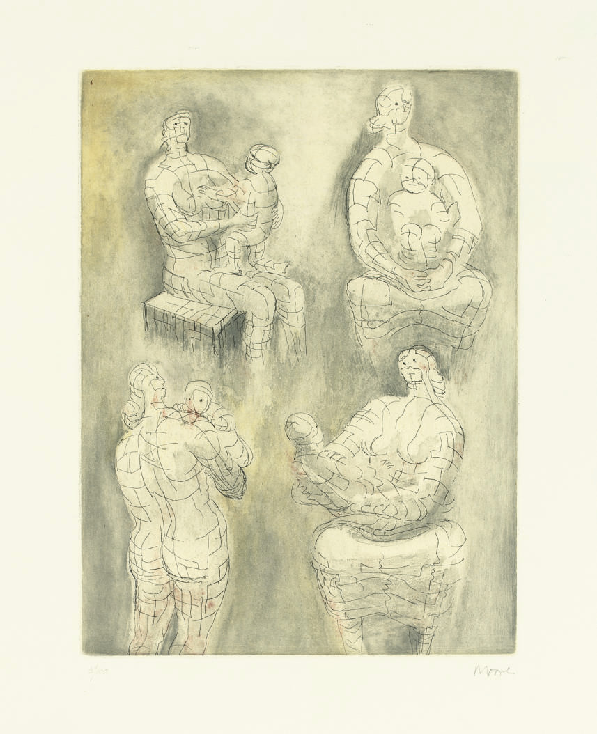 Reclining Figure Point (C. 425) 
