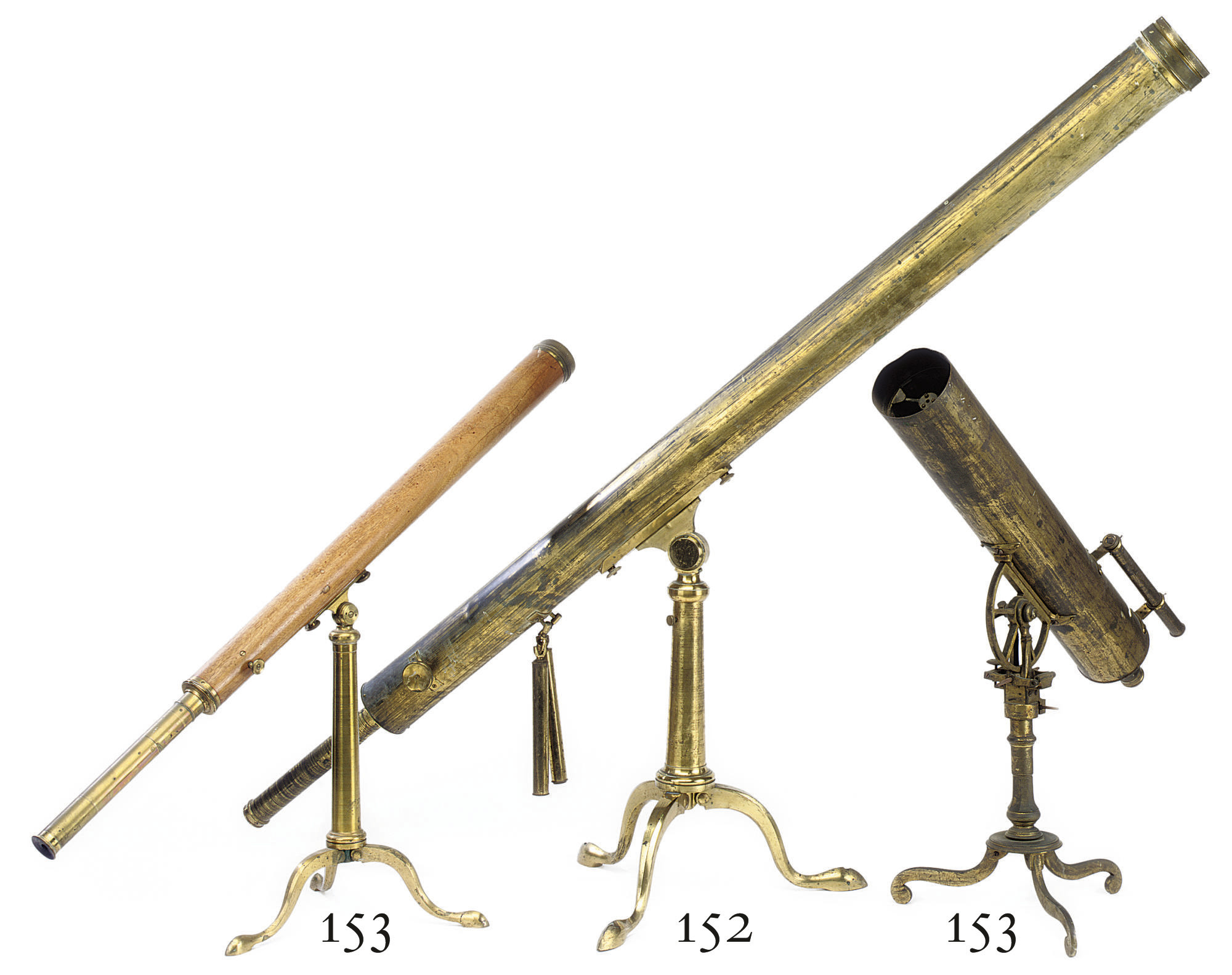 TWO VICTORIAN BRASS TELESCOPES , MID18TH CENTURY Christie's