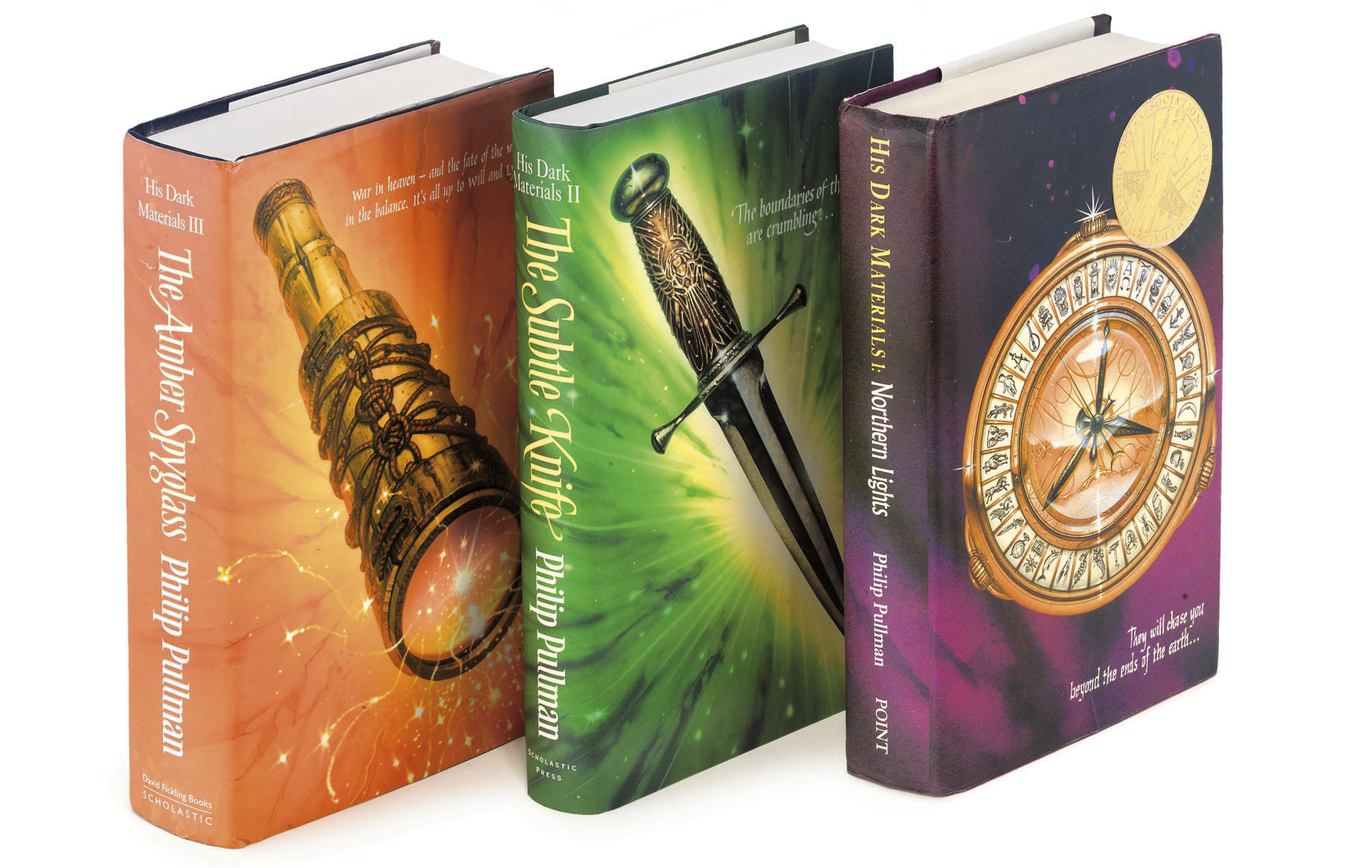 PULLMAN, Philip (b.1946). His Dark Materials trilogy, comprising: