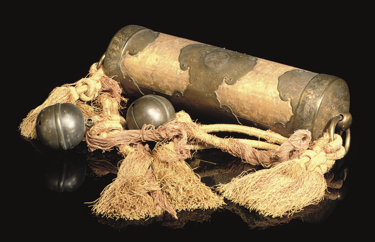 A Buddhist Scroll Holder 19th Century