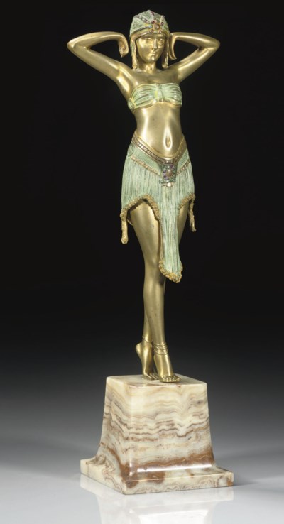demetre chiparus bronze
