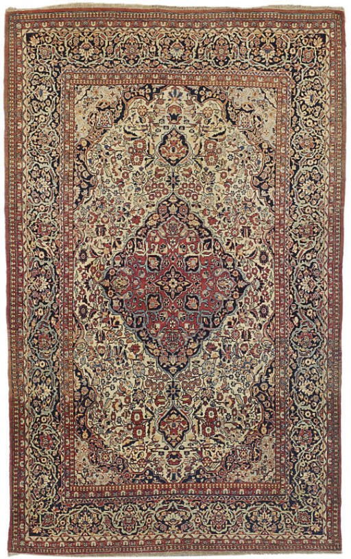 A fine Kashan rug