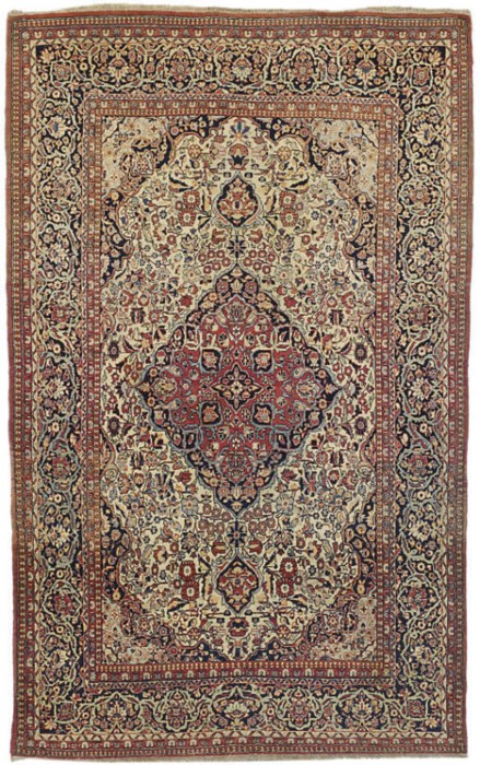A fine Kashan rug