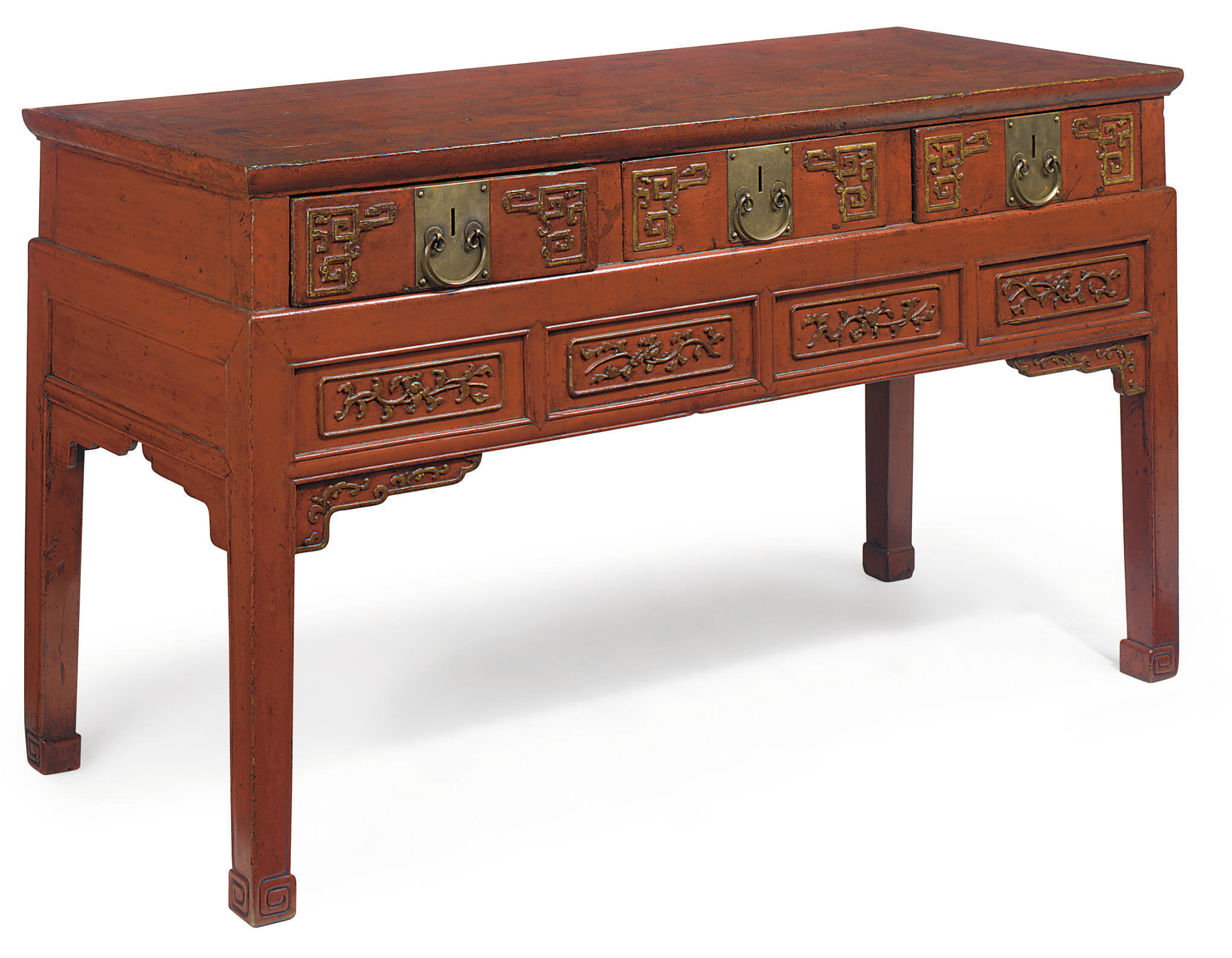 A CHINESEEXPORT RED PAINTED SIDEBOARD , 20TH CENTURY Christie's