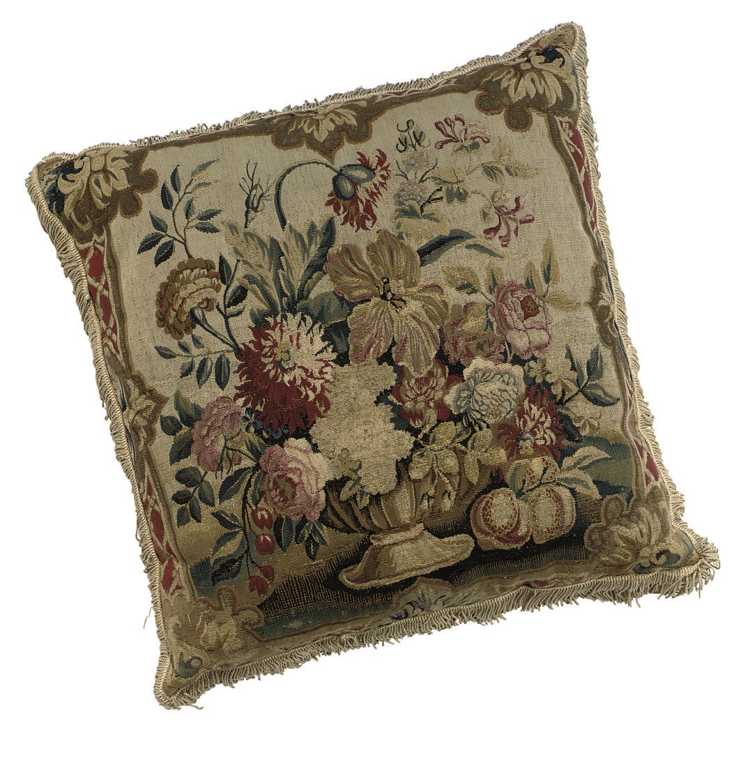 A FINE LARGE TAPESTRY CUSHION , 18TH CENTURY Christie's