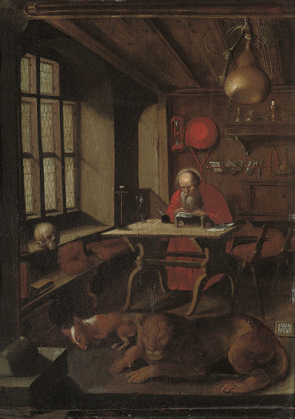 Картина святой иероним в келье альбрехт дюрер