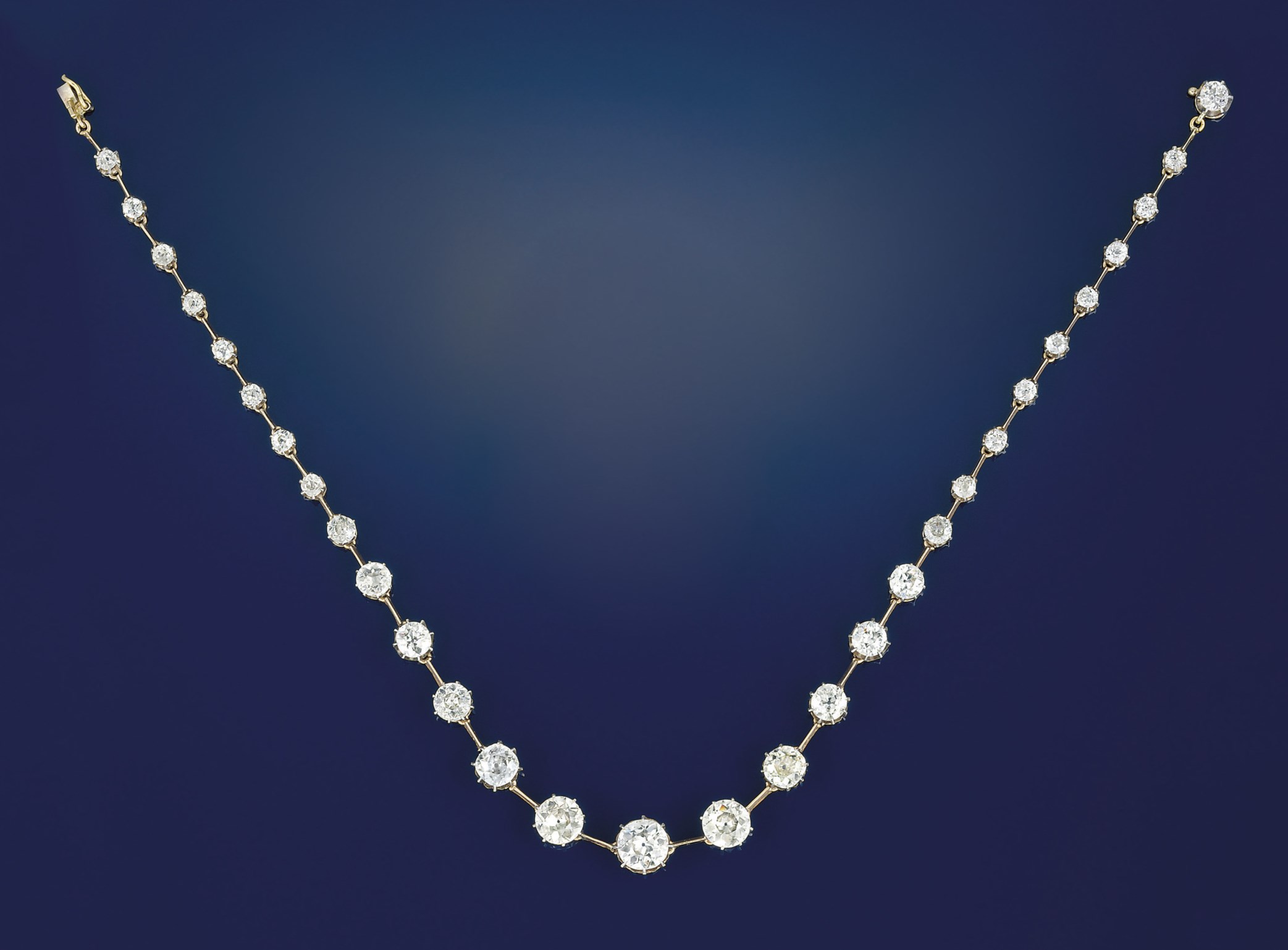 An Edwardian diamond necklace Christie's