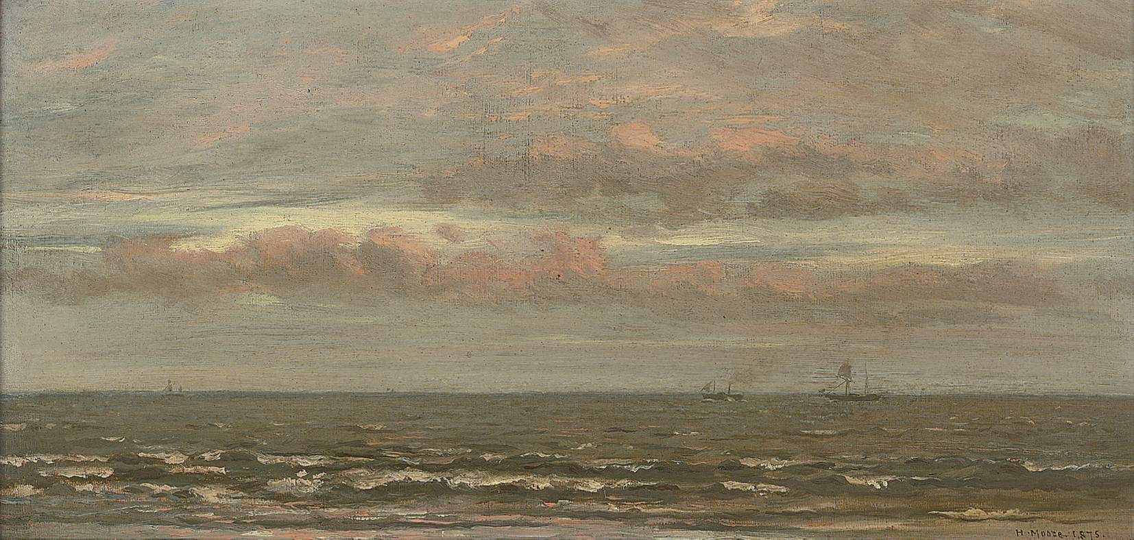 Becalmed at dusk 
