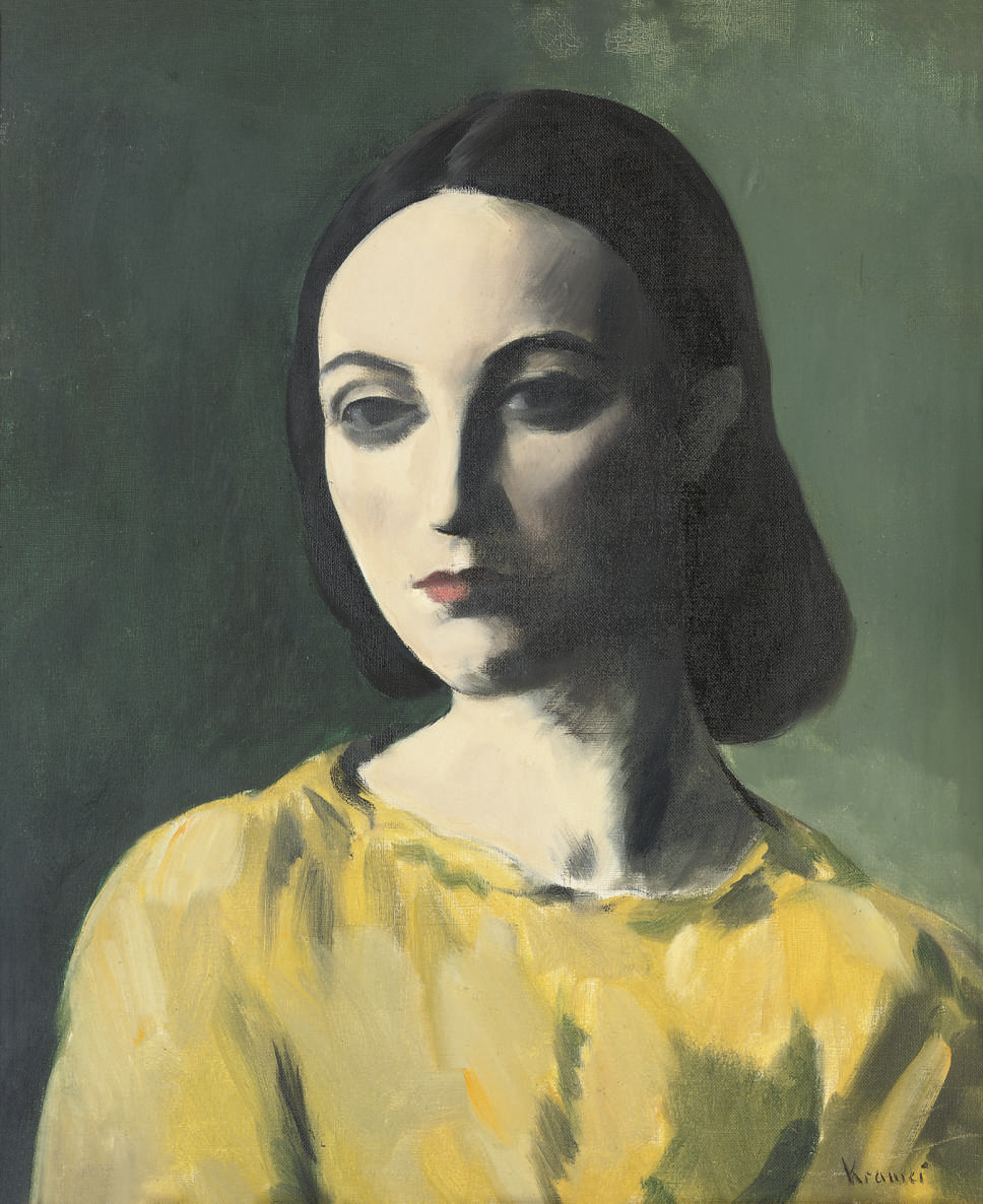Jacob Kramer (18921962) , Portrait of a young woman Christie's
