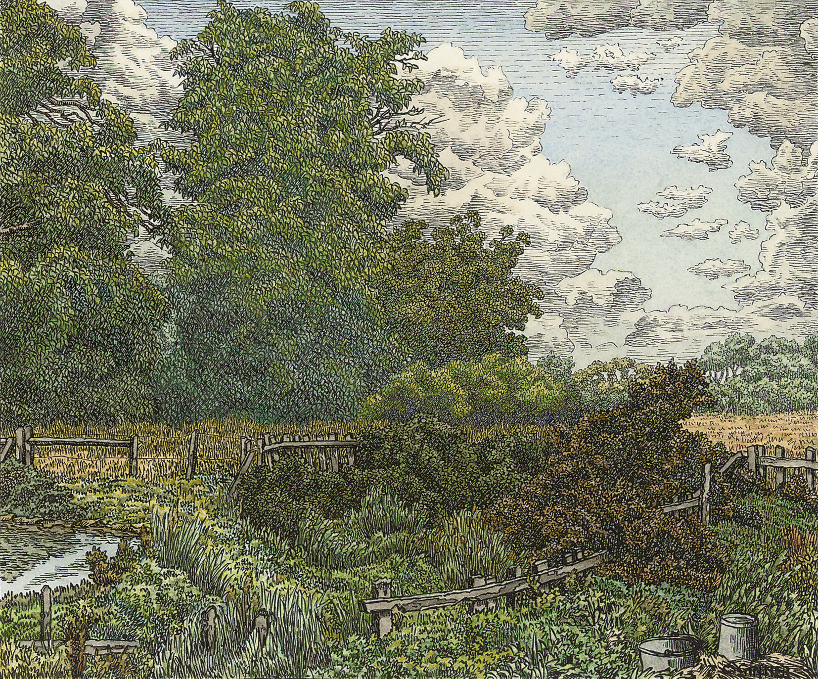 Charles Ginner, A.R.A. (18781952) , The Rustic Fence Christie's