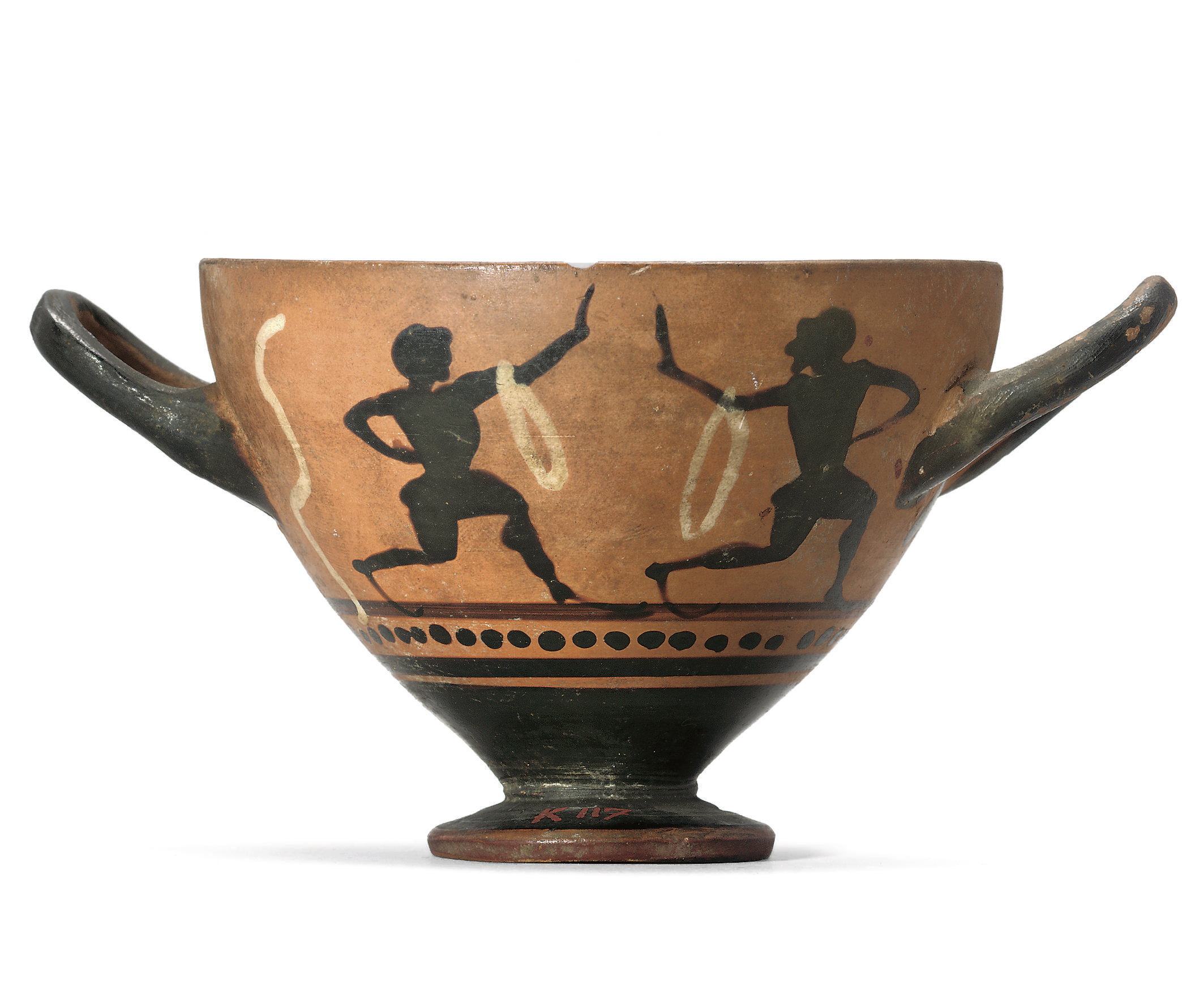 AN ATTIC MASTOID CUP, BELONGING TO PISTIAS CLASS N , EARLY 5TH CENTURY