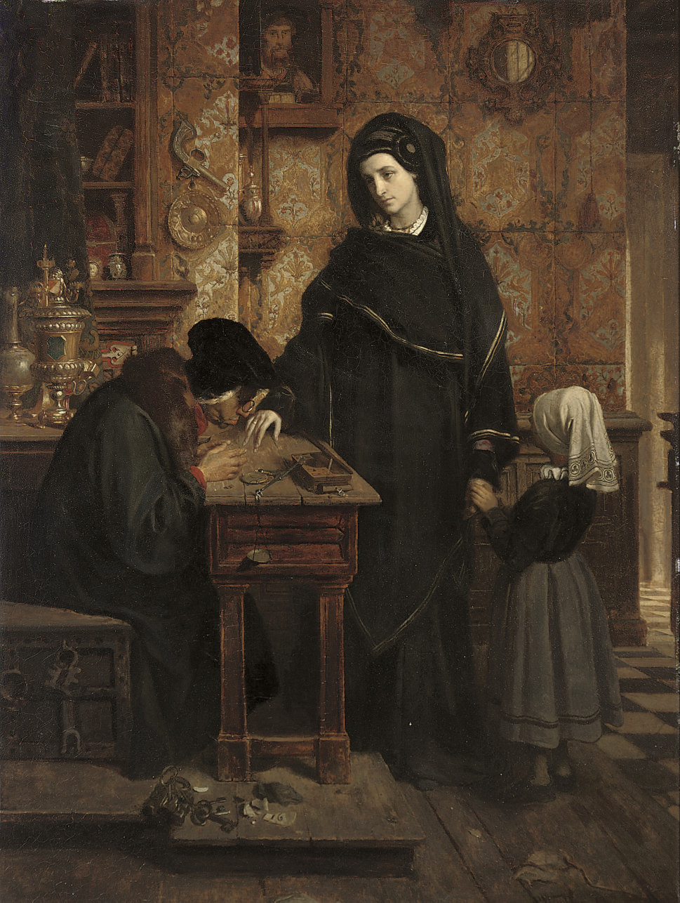  Pierre  Jan Van  Der  Ouderaa  Belgian 1841 1915 The 