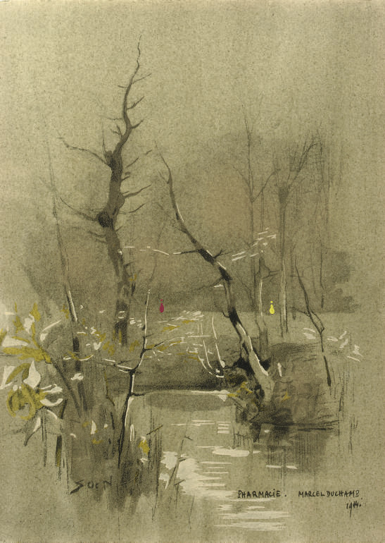 Marcel Duchamp (18871968) , Pharmacy, from de ou Marcel Duchamp ou