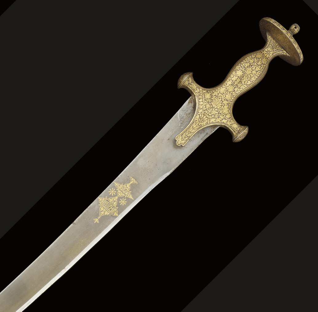 AN INDIAN TULWAR WITH GOLD KOFTGARI HILT , 19 T H CENTURY | Christie's