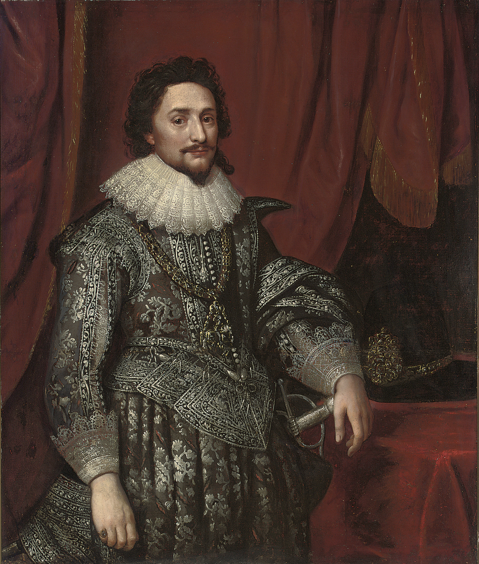 Studio Of Michiel Jansz Van Mierevelt Delft 1567 1641 Portrait Of