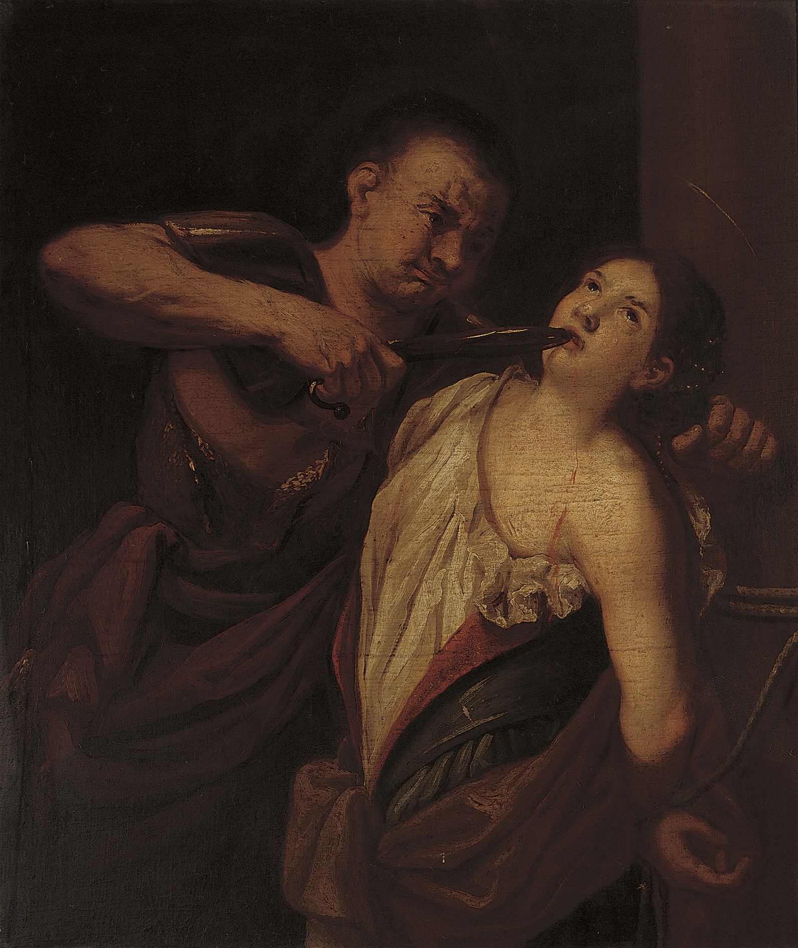 Neapolitan School, 17th Century , The Martyrdom of Saint Apollonia