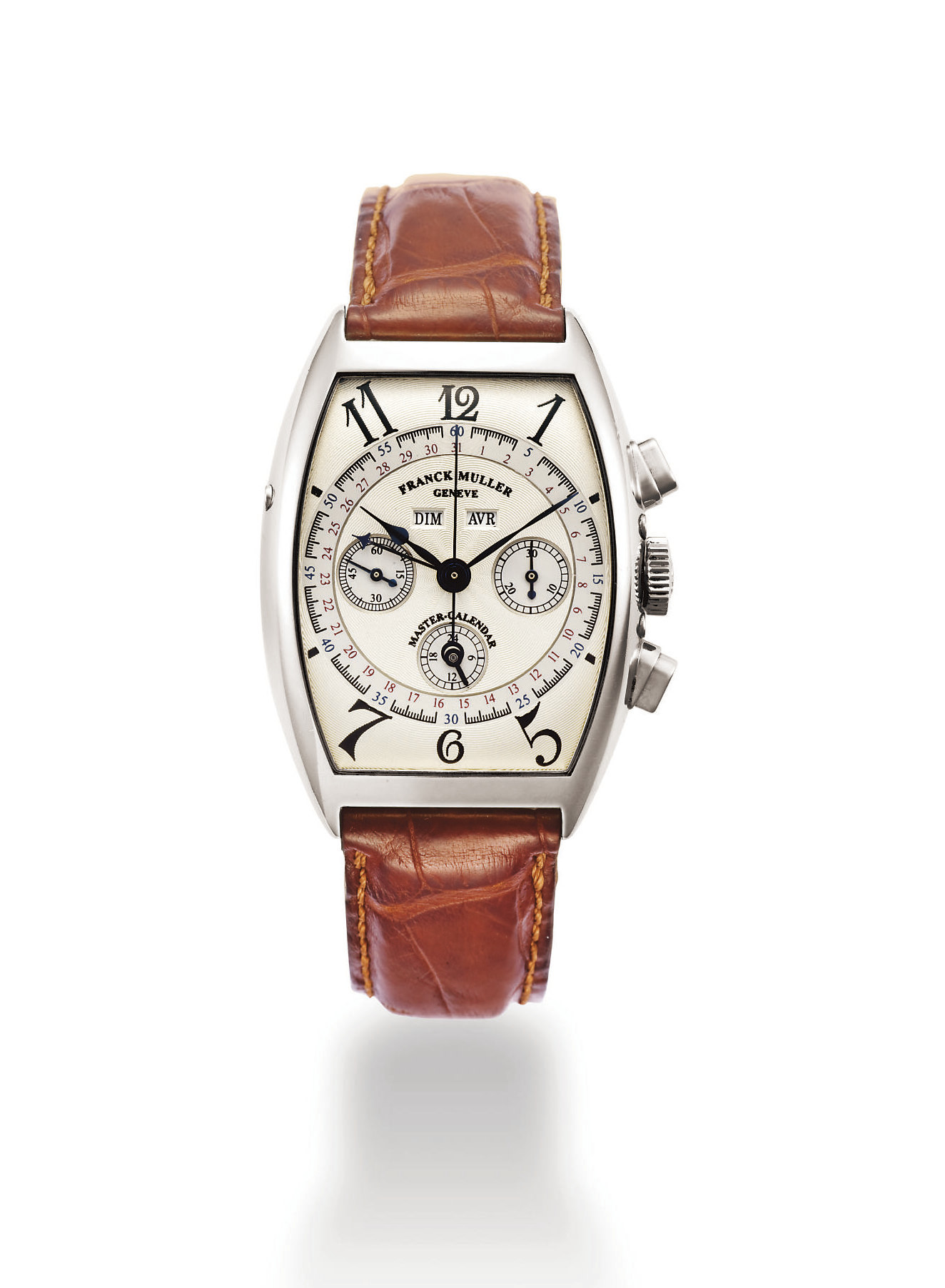 FRANCK MULLER, "MASTER CALENDAR MAGNUM CHRONOGRAPH" WHITE GOLD MANUAL
