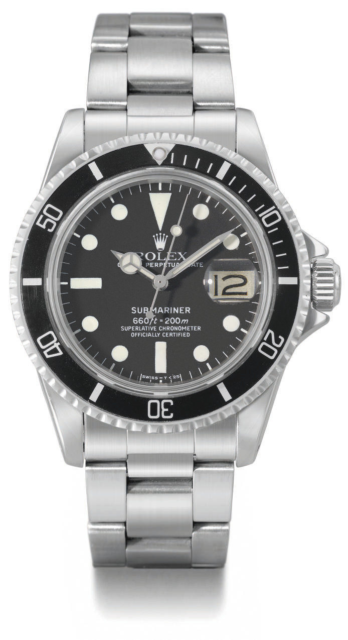 Rolex. A fine and rare stainless steel selfwinding waterresistant