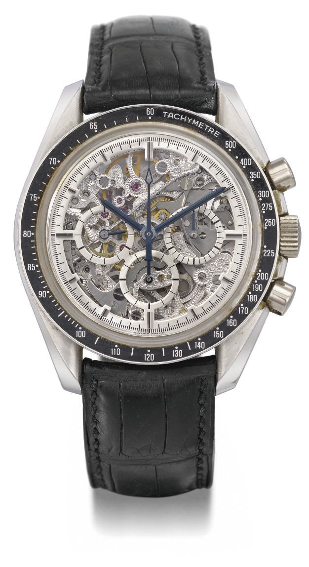 Omega. A fine and rare platinum limited edition waterresistant