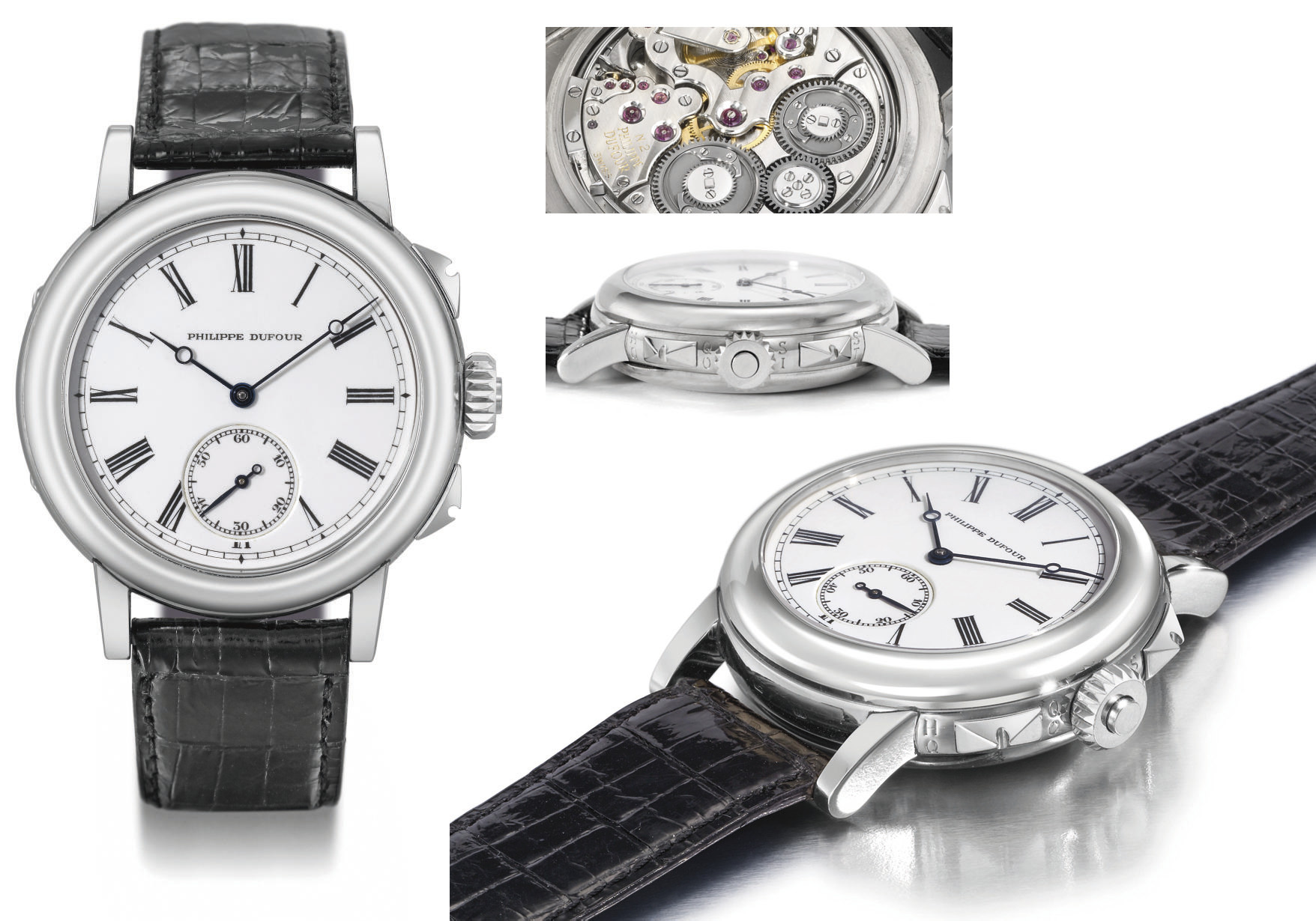Philippe Dufour. An exceptionally fine, rare and unique 18K white gold