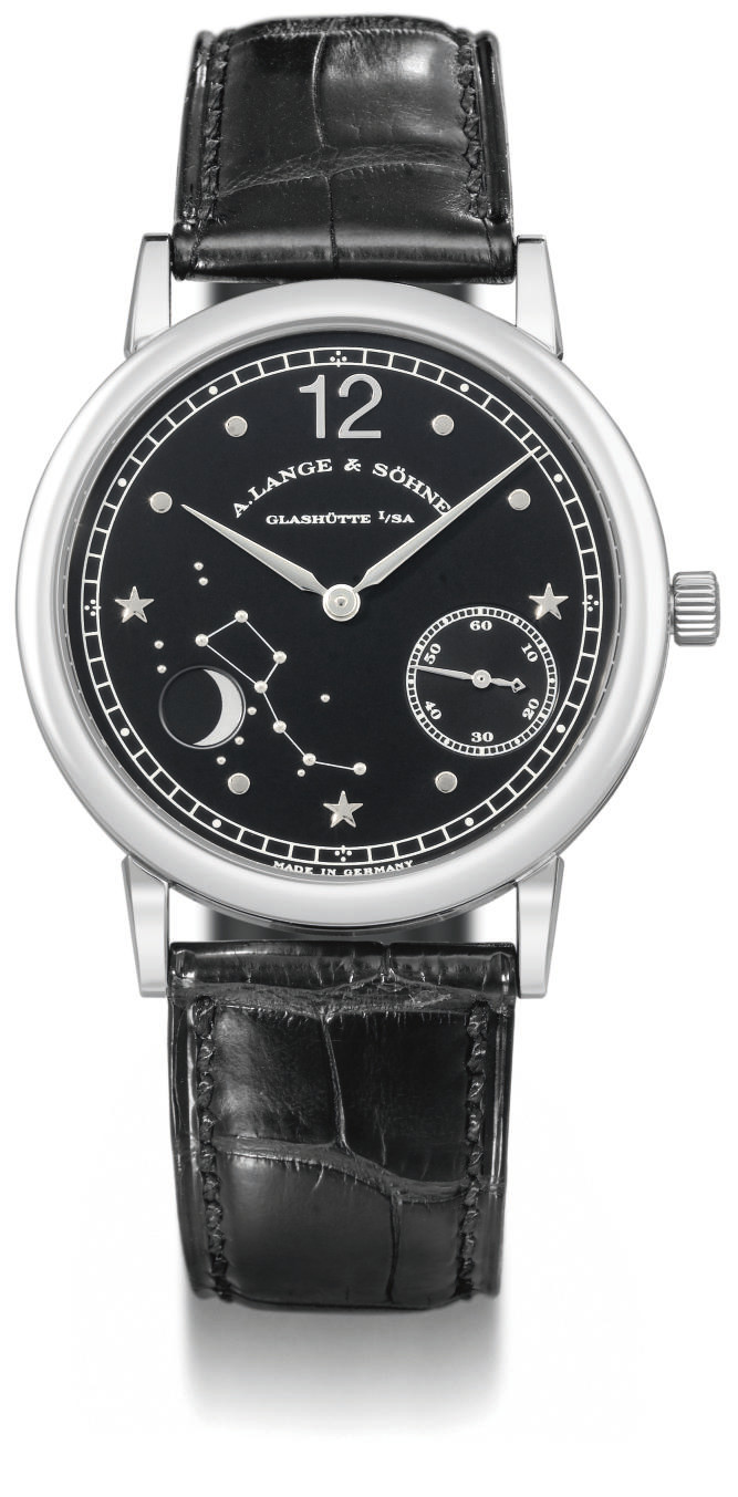 A Lange Sohne A Fine And Rare Limited Edition Platinum Astronomical Wristwatch