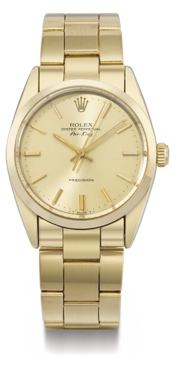 Rolex. An unusual gold-capped stainless 