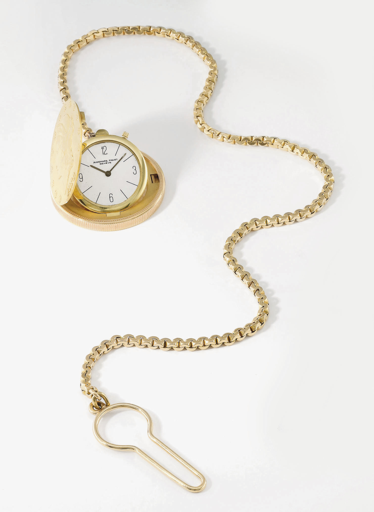 audemars piguet 18k yellow gold coin watch