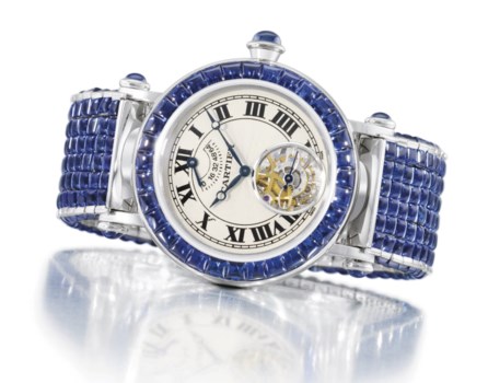 cartier watch sapphire
