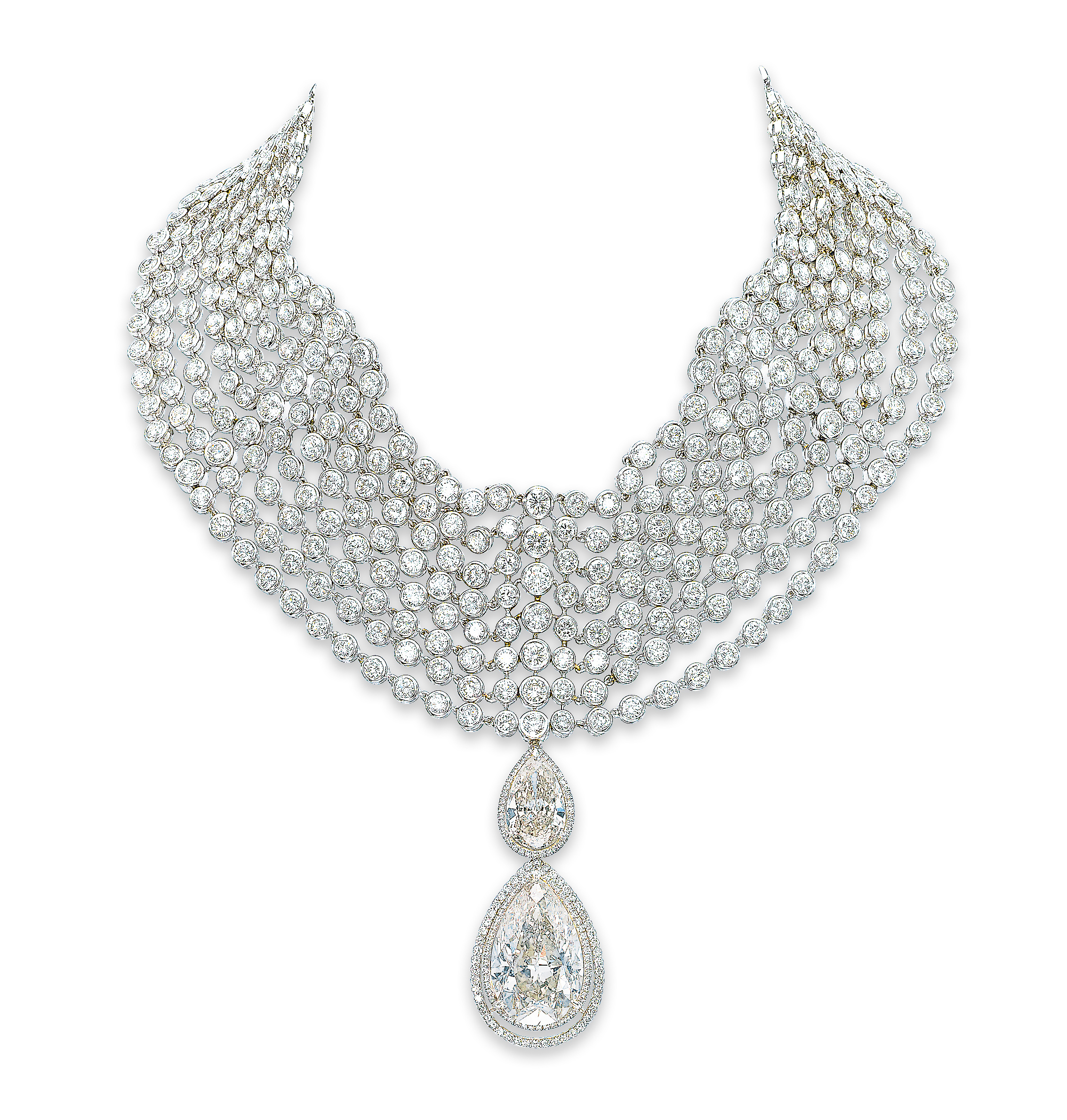 AN IMPRESSIVE DIAMOND CHOKER, BY ADLER