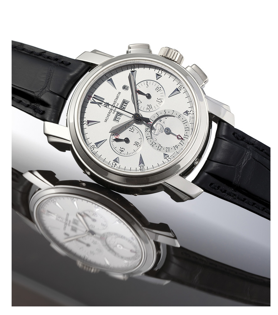 VACHERON CONSTANTIN, "MALTE PERPETUAL CALENDAR CHRONOGRAPH" EXTREMELY