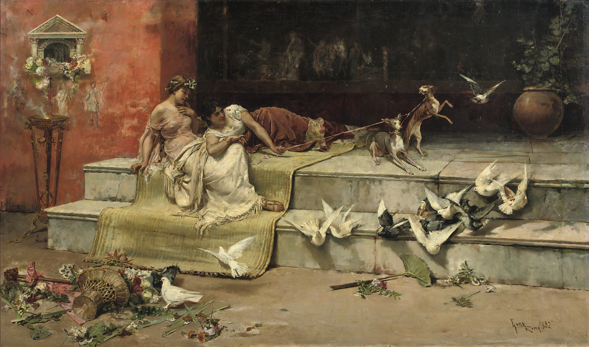 JUAN LUNA (The Philippines 18571899) , Las Damas Romanas (Roman
