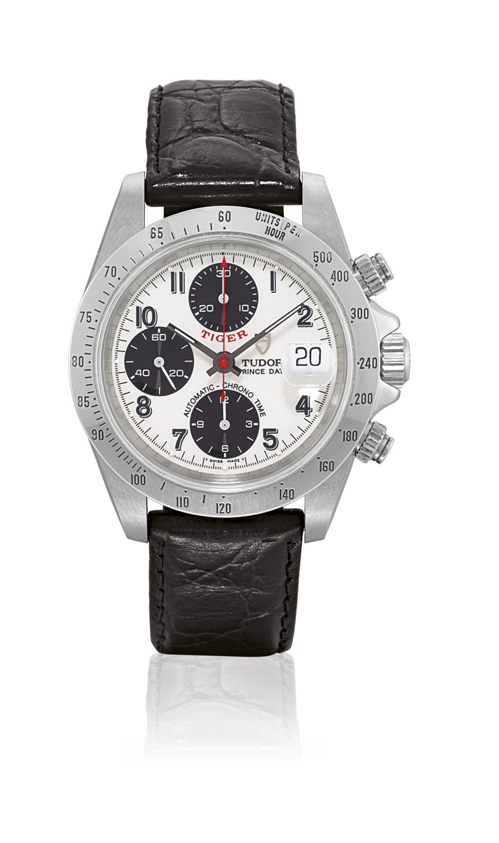 TUDOR, "PRINCE DATE AUTOMATIC CHRONO TIME" REF. 79280 STAINLESS STEEL AUTOMATIC CHRONOGRAPH