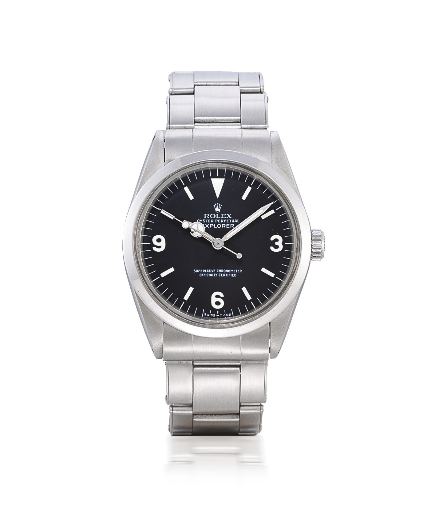 Rolex Explorer Ref 1016 Stainless Steel Automatic Bracelet Watch