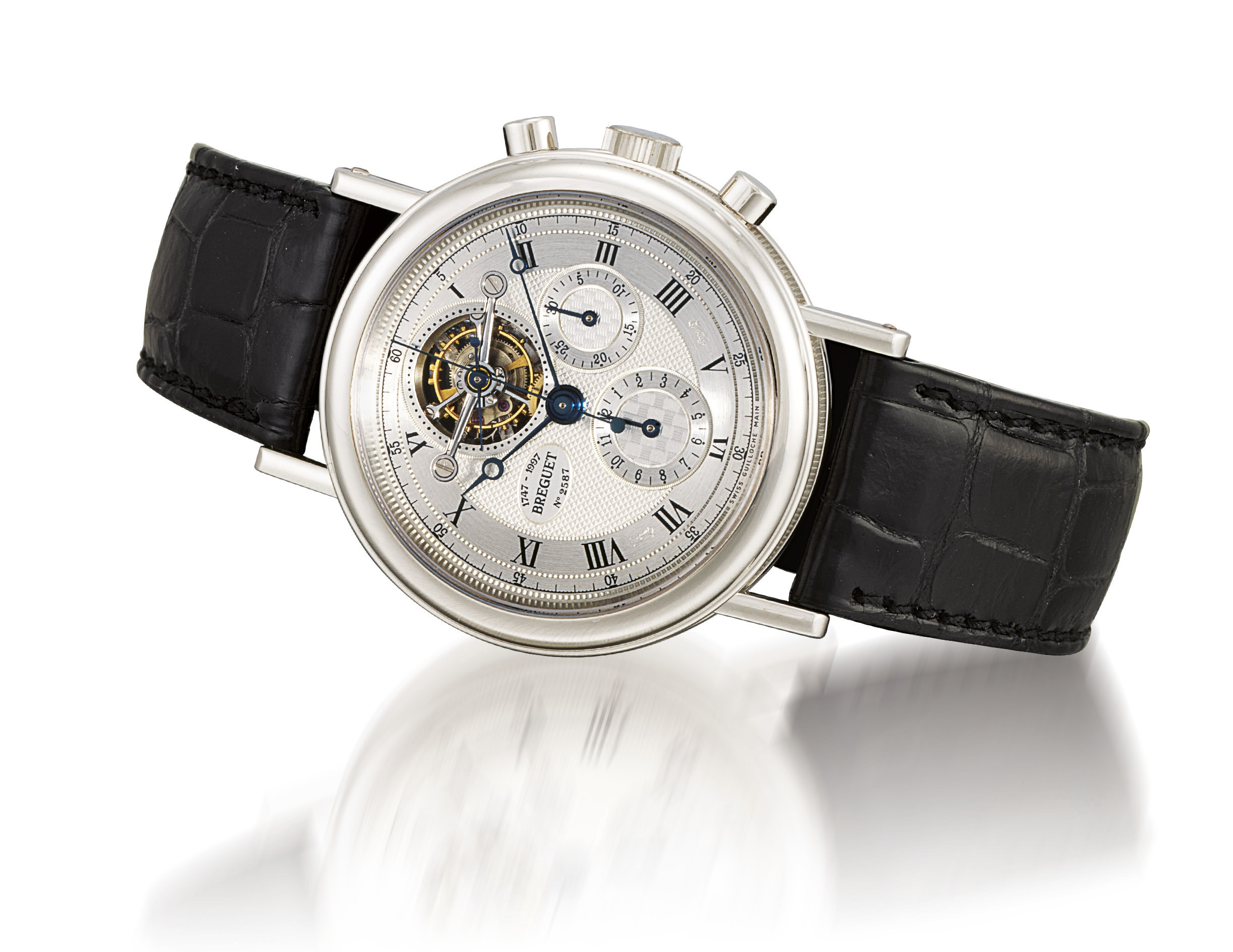 BREGUET CLASSIQUE RATTRAPANTE REF. 5947WHITE GOLD MANUAL WINDING RATTRAPANTE CHRONOGRAPH WRISTWATCH NO. 4764 P CIRCA 2006 Christie s