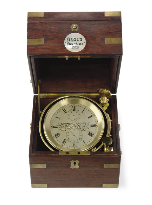 An American 19th century two-day marince chronometer