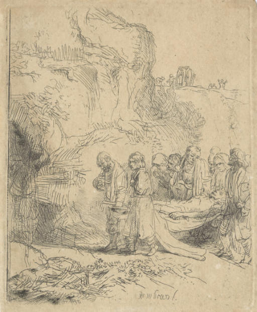 Christ Carried to the Tomb (B., Holl. 84; H. 215) 

