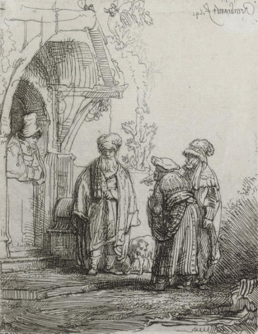 Three Oriental Figures (B., Holl. 118; H. 183) 
