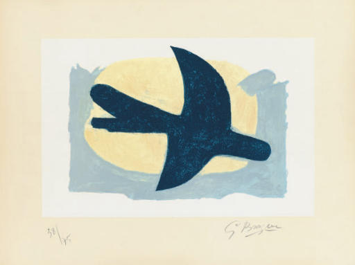Oiseau bleu et jaune (V. 147) 
