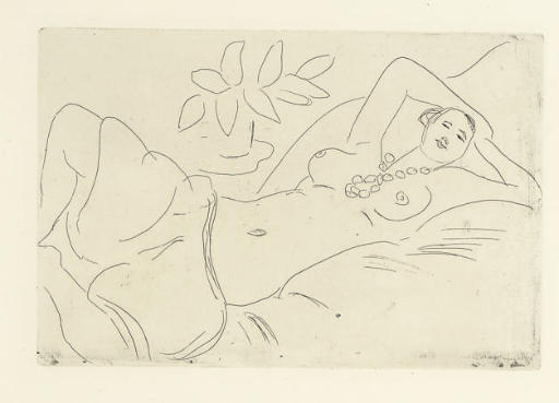 Odalisque couchée (D. 86) 
