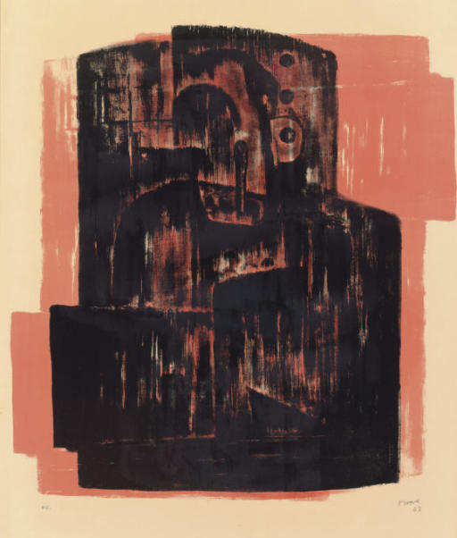 Black on Red Image (C. 42) 
