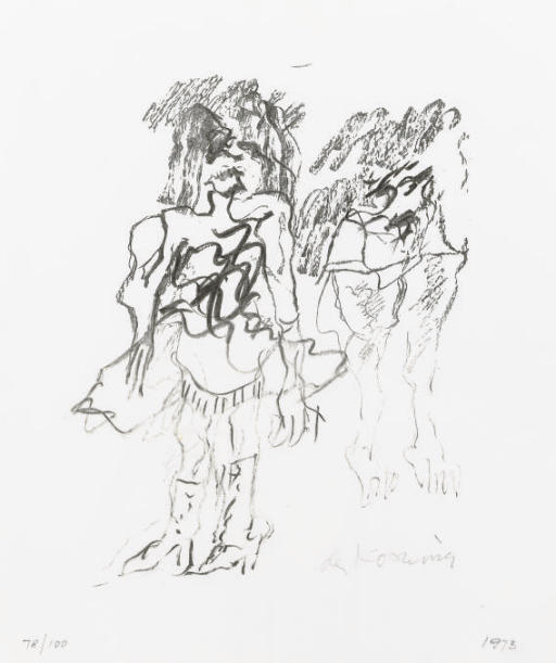 willem de kooning tracing the figure