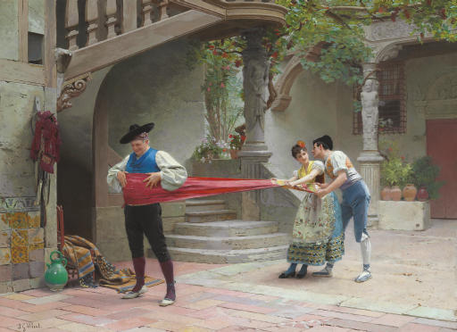 Gustave Léonhard de Jonghe (Belgian, 1829-1893) , Idle Moments