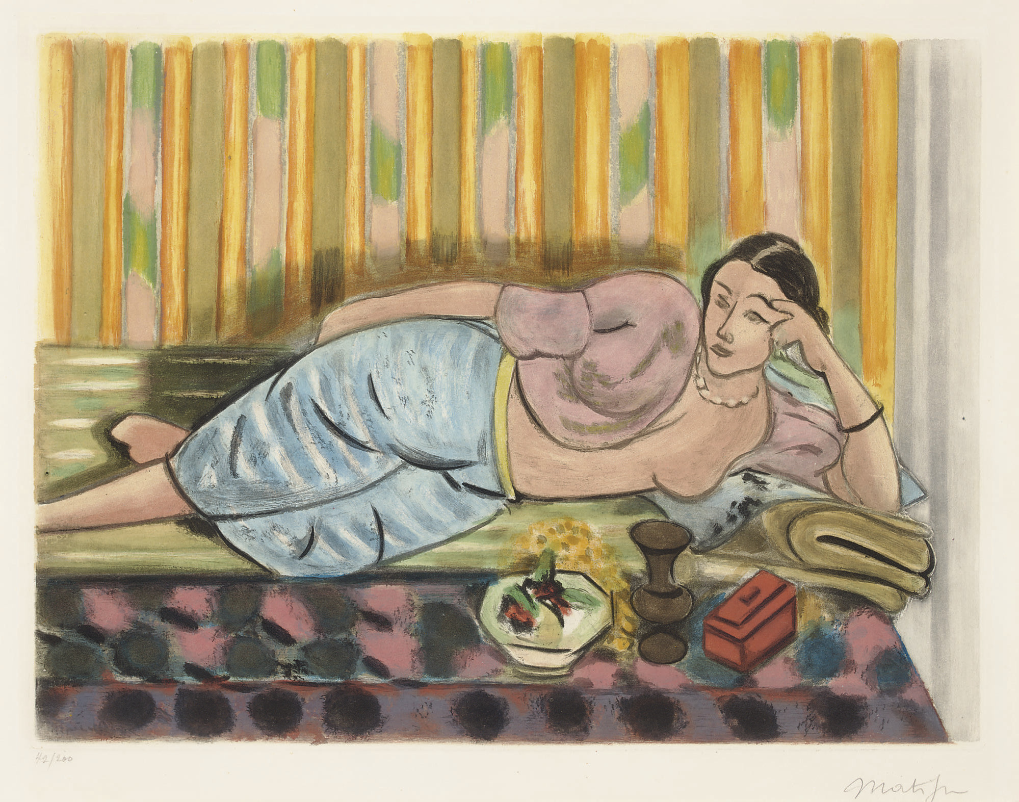 Odalisque sur coffret rouge (D. Appendix III) 
