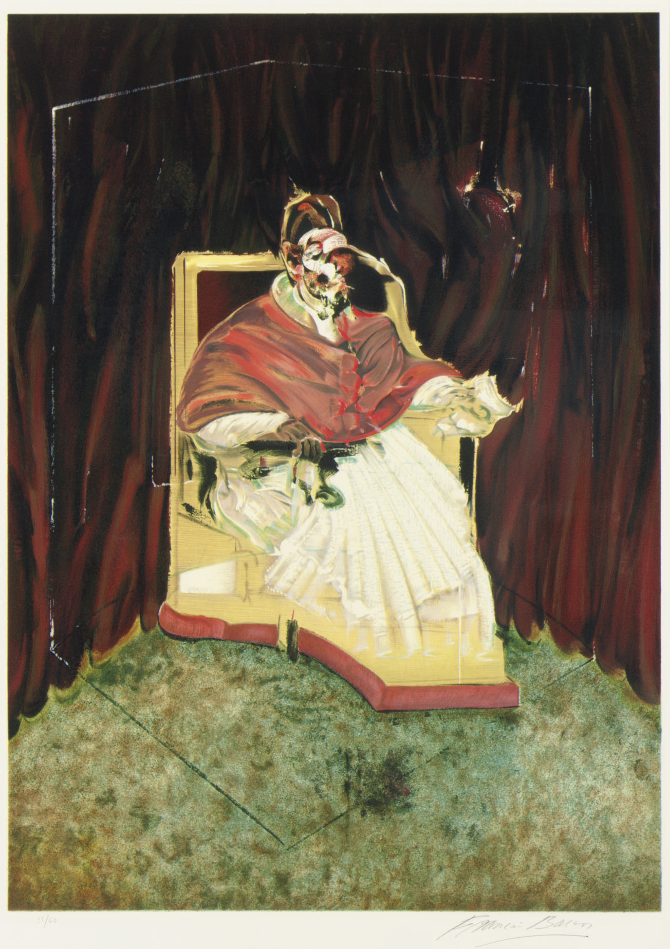 Study for a Portrait of Pope Innocent X 
