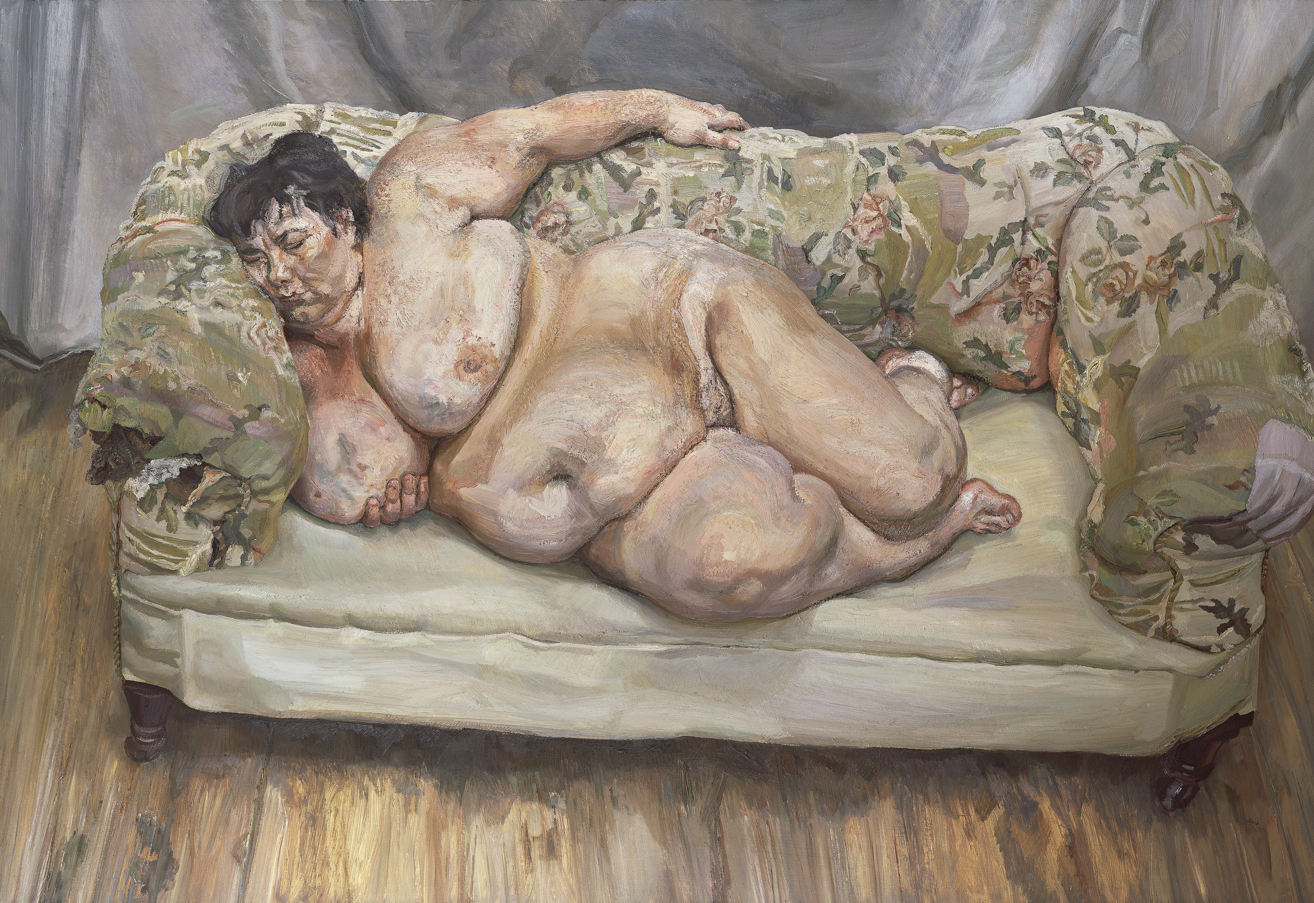 Lucian Freud, Benefits Supervisor Sleeping, 1995, sold for $33,641,000 on 13 May 2008 at Christie's in New York